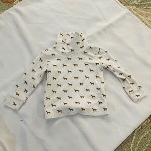 Little English 2T EUC Lab Printed Turtleneck -